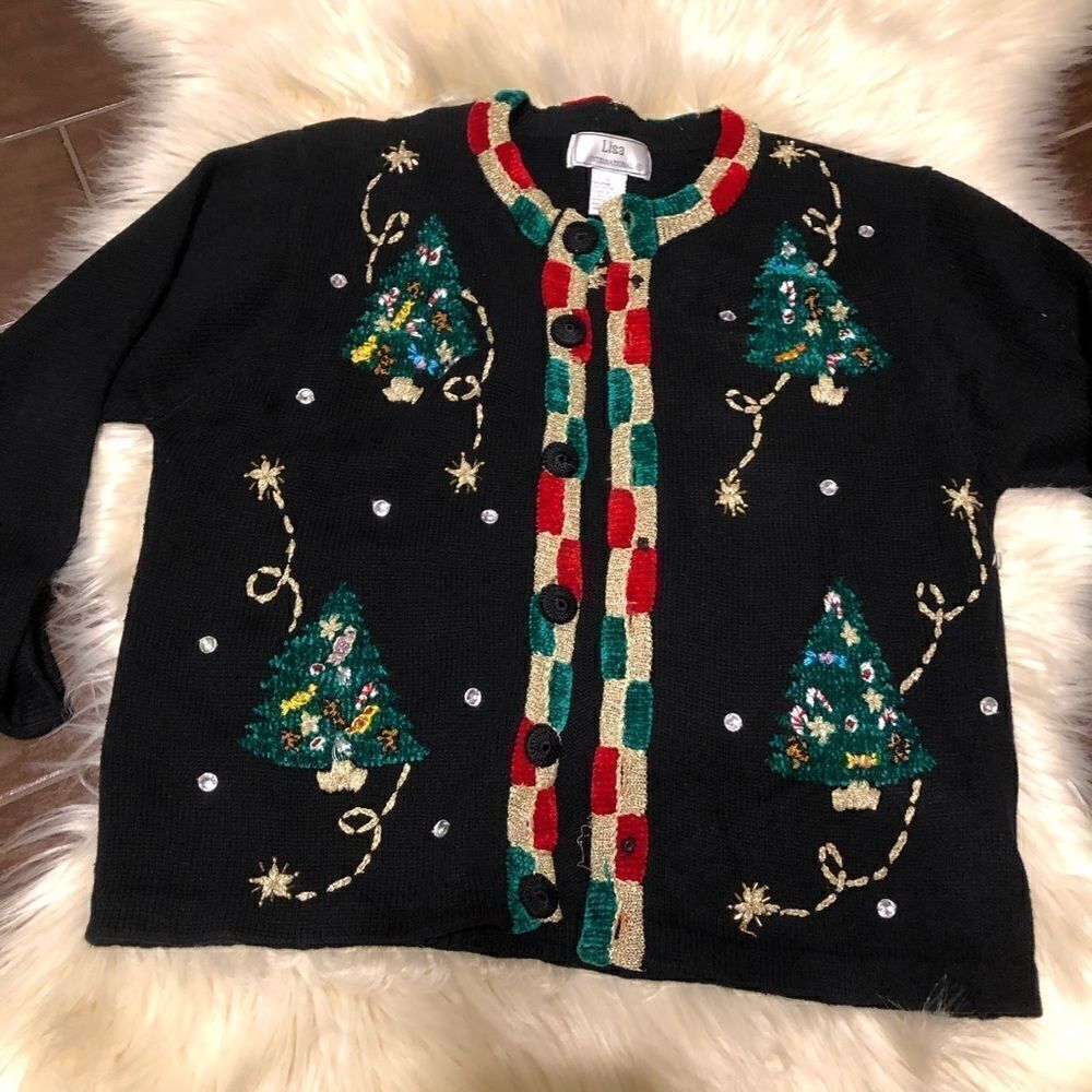 Lisa Internationalvintagechristmassweatersizel
